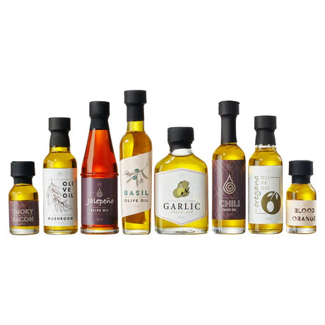 Olive Oil Gourmet Sampler Gift Set of 8 - Premium Extra-Virgin Olive Oil Made In Spain