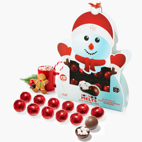 Large Snowman Hot Chocolate Bombs - Set of 16