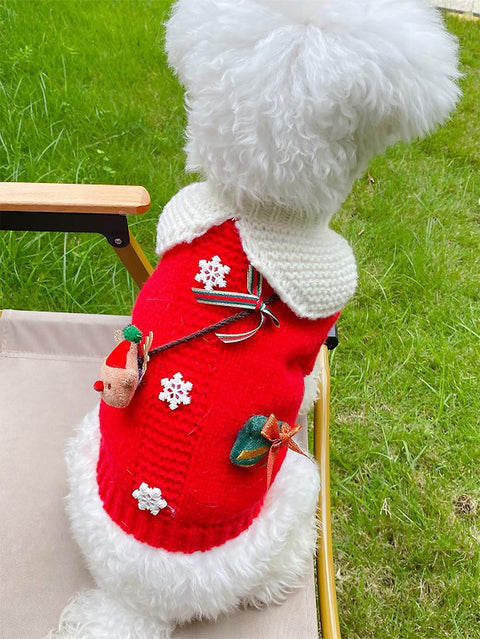 Pet Collared Christmas Sweater | NCS