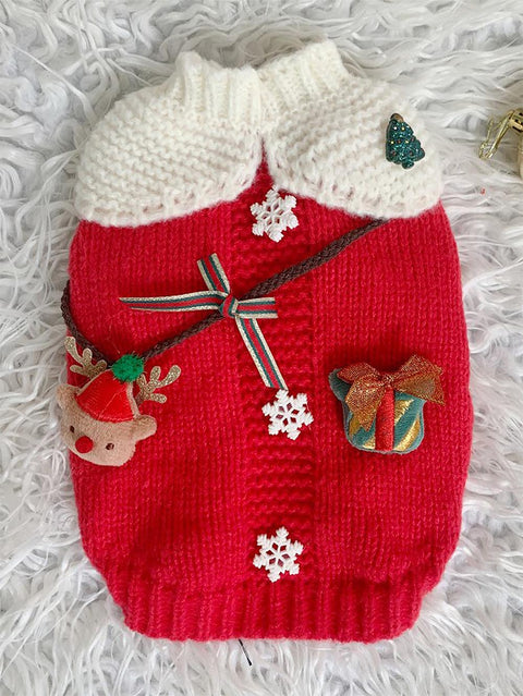 Pet Collared Christmas Sweater | NCS