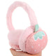 Kawaii Pink Strawberry Earmuffs