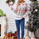 Pink Sweet Knitted Christmas Sweater | NCS