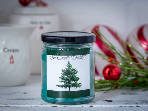 Pine Tree Christmas Holiday Candle - Funny Blue Spruce Pine Tree Scented Candle - Funny Holiday Candle for Christmas, New Years - Long Burn Time, Holiday Fragrance, Hand Poured in USA - 6oz