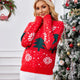Red Christmas Tree Jacquard Pullover Sweater | NCS