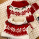 Red Pet Christmas Sweater | NCS