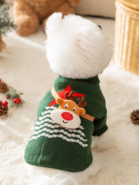 Red Pet Christmas Sweater | NCS