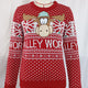 Reindeer Embroidery Ugly Christmas Sweater | NCS