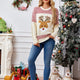 Reindeer Sequin Embroidered Ugly Christmas Sweater | NCS