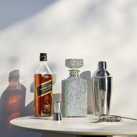 Unique Diamond Rhinestone Decanter | 730 mL