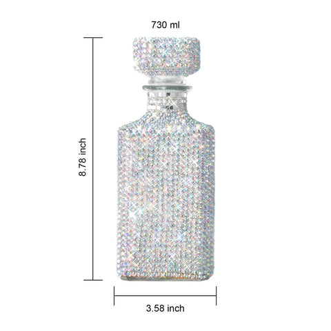 Unique Diamond Rhinestone Decanter | 730 mL