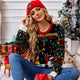 Rock and Roll Santa Ugly Christmas Sweater with Lights | NCS