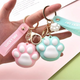 Lucky Day Cat Paw Keychain