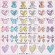 Shiny Pastel Nail Charms