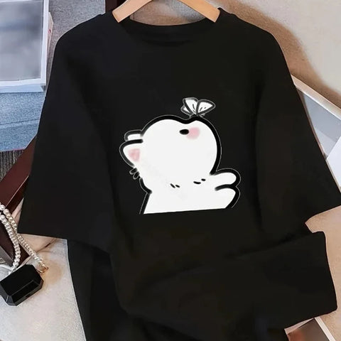 Curious Kitten & Butterfly T-Shirt