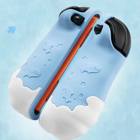 Kawaii Sharky and Friends Switch Hard Cover and Grips NS2