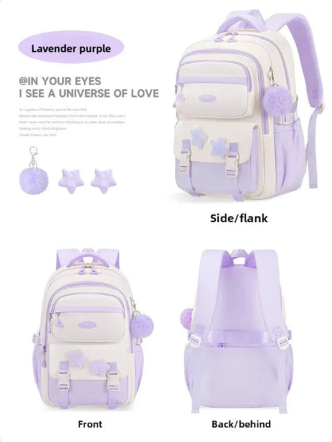 Kawaii Pastel Cutesy Backpack Set