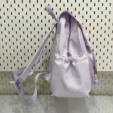 Kawaii Polka Dot Backpack
