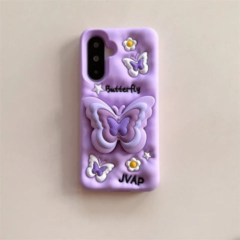 Kawaii Butterfly Samsung Phone Case