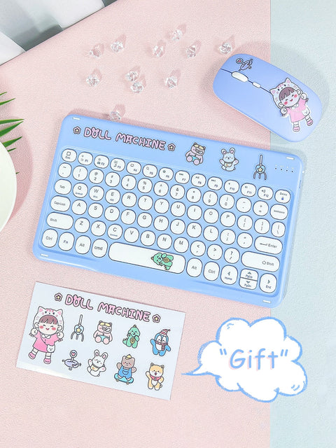 Pastel Wireless iPad Keyboard & Mouse