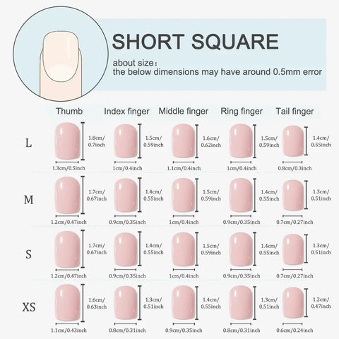 Kawaii Bunny Press on Nails