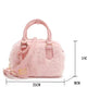 Pink Plush Fashion Handbag