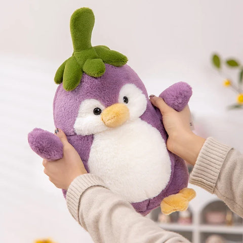 Cute Penguin Eggplant Plushies