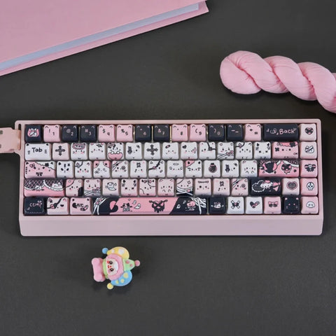 Kawaii Creepy Cuties Keyboard Keycaps