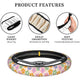 Floral Steering Wheel Cover