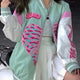 Pastel Skeleton Heart Jacket
