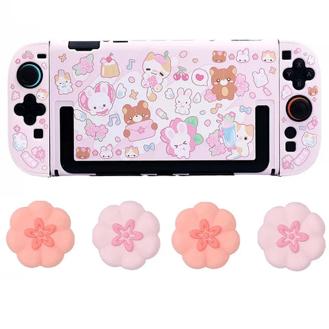 Kawaii Bunnies and Bears Switch Case NS/OLED/NS2