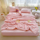 Cool Seersucker Summer Quilt Duvet Cover Set