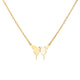 Butterfly Initial Letter Necklace