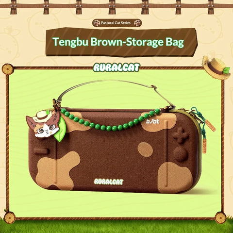 Kawaii Farming Neko Switch Case and Accessories NS/OLED/NS2