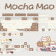 Kawaii Cat Keyboard Keycaps Set