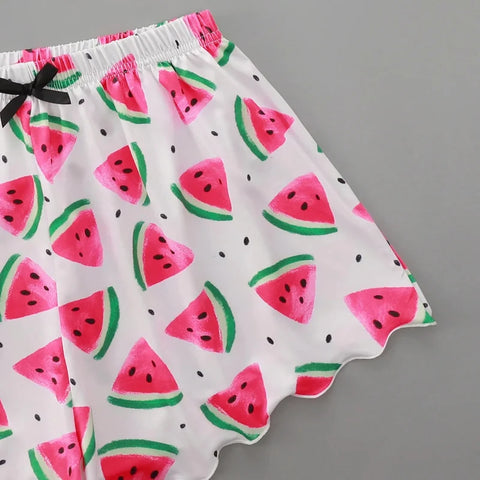 Watermelon Crop Top Pajamas