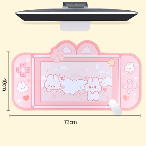 Cat and Bunny Desk Pads