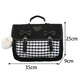 Gingham School Bag