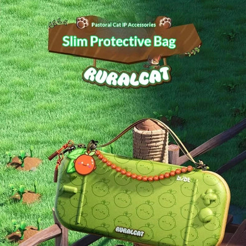 Kawaii Farming Neko Switch Case and Accessories NS/OLED/NS2
