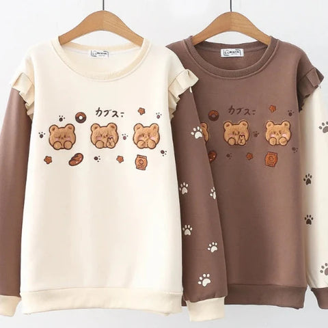 Bears & Paw Prints Sweater