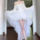 White Off-Shoulder Fairy Princess Dress