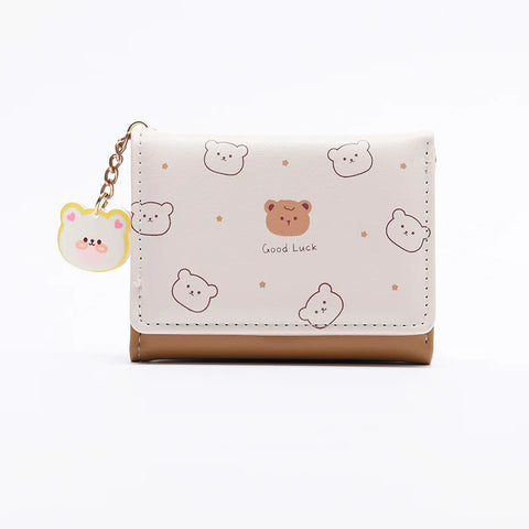 "Good Luck" Bear Wallets