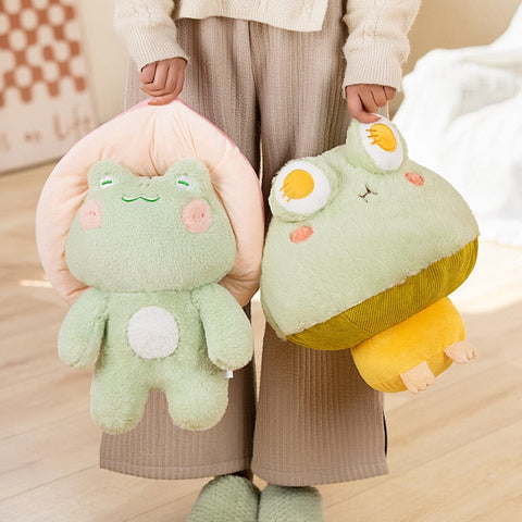 Mushroom Frog Plushies