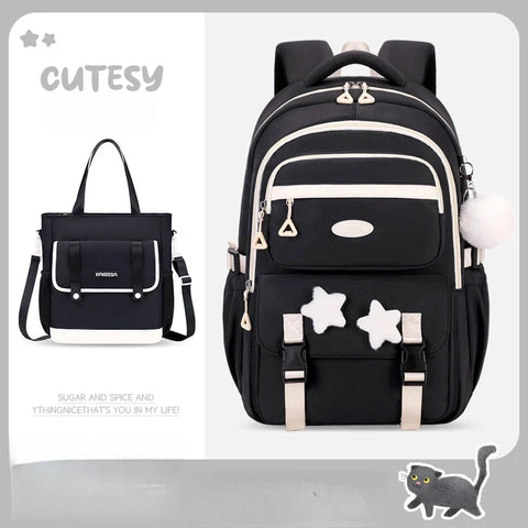 Kawaii Pastel Cutesy Backpack Set