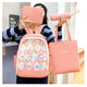 Kawaii Argyle Backpack Set