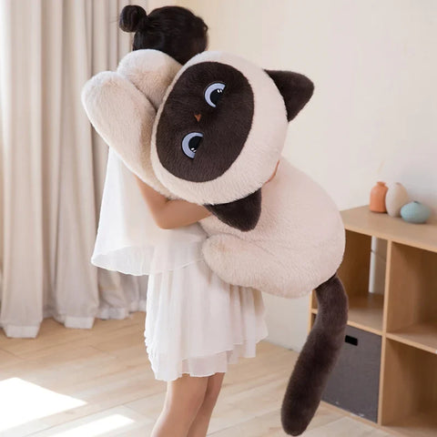 Sleepy Cat Body Pillow Plushies