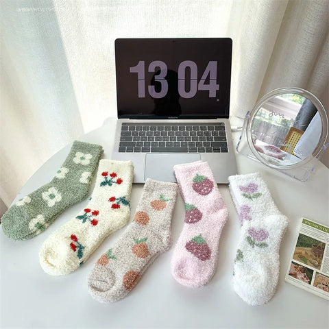Soft Plush Sleeping Socks