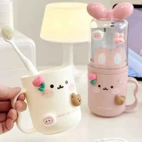 Kawaii Toothbrush Container