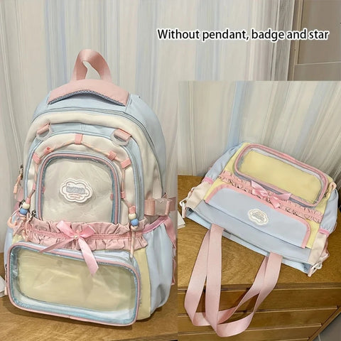 Kawaii Pastel Backpack & Tote Set