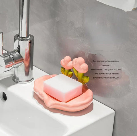 Cute Flowers Soap Dish