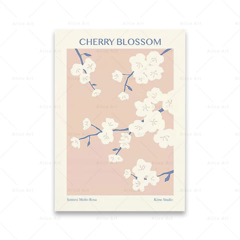 Cherry Blossom Canvas Posters